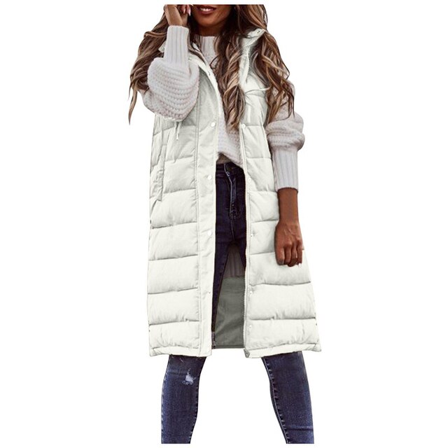 Women's hooded long coat