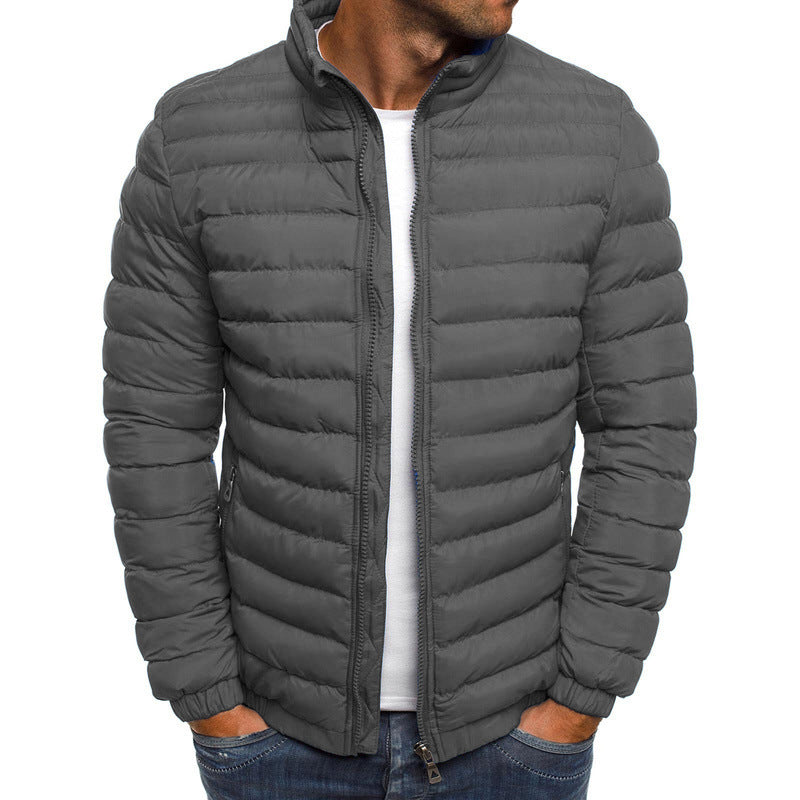 Men's quilted cotton jacket