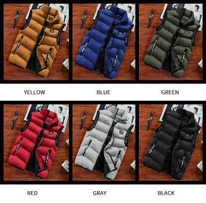 Men's casual bodywarmer vest