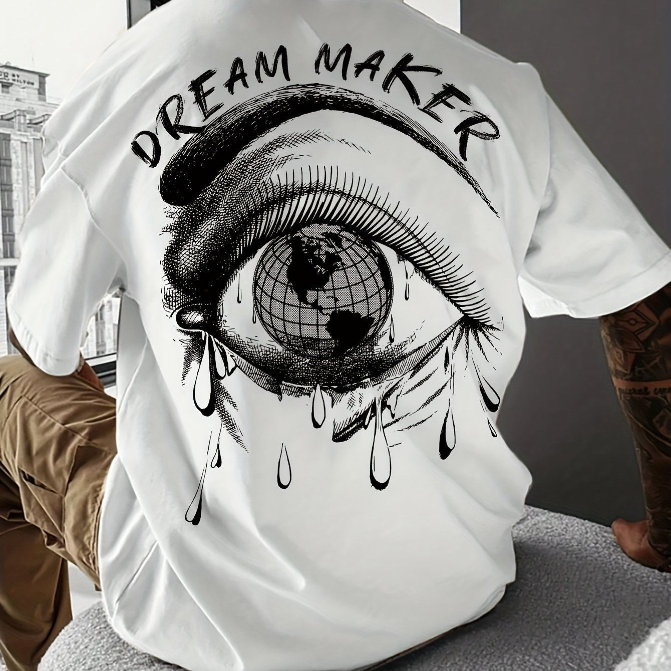 Men's 3D digital print t-shirt