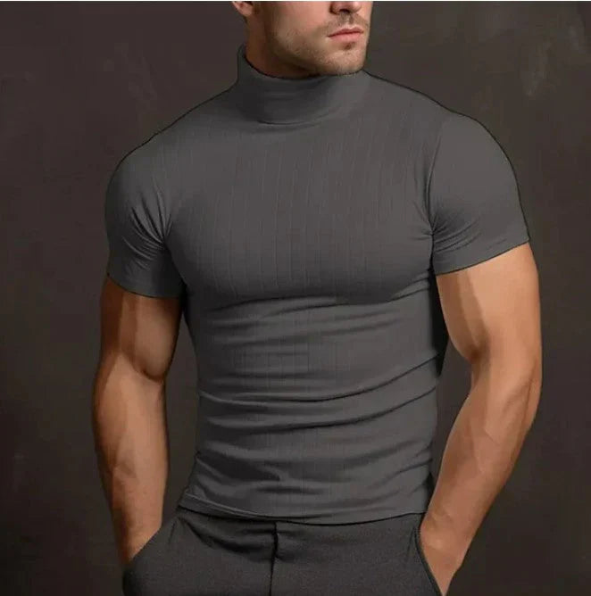 Men's short-sleeve tight shirt