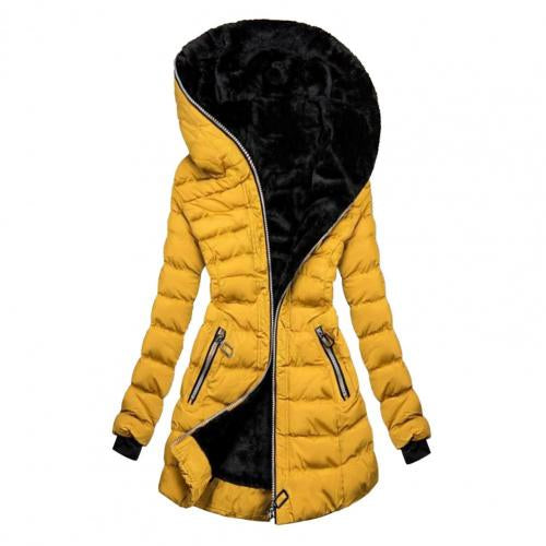 Extra thick fleece winter jacket for women