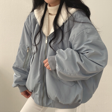 Women's reversible bomber jacket