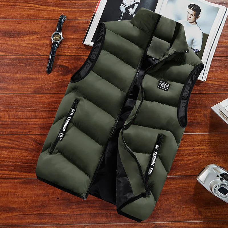 Men's casual bodywarmer vest