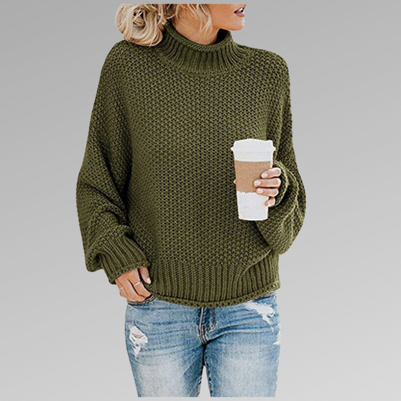 Women's high-quality knitted sweater