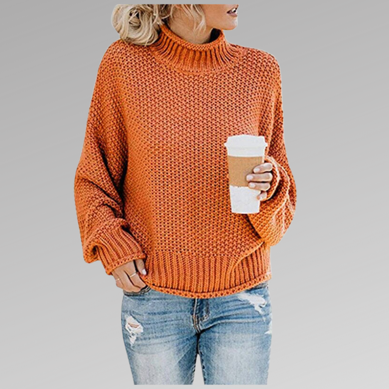 Women's high-quality knitted sweater