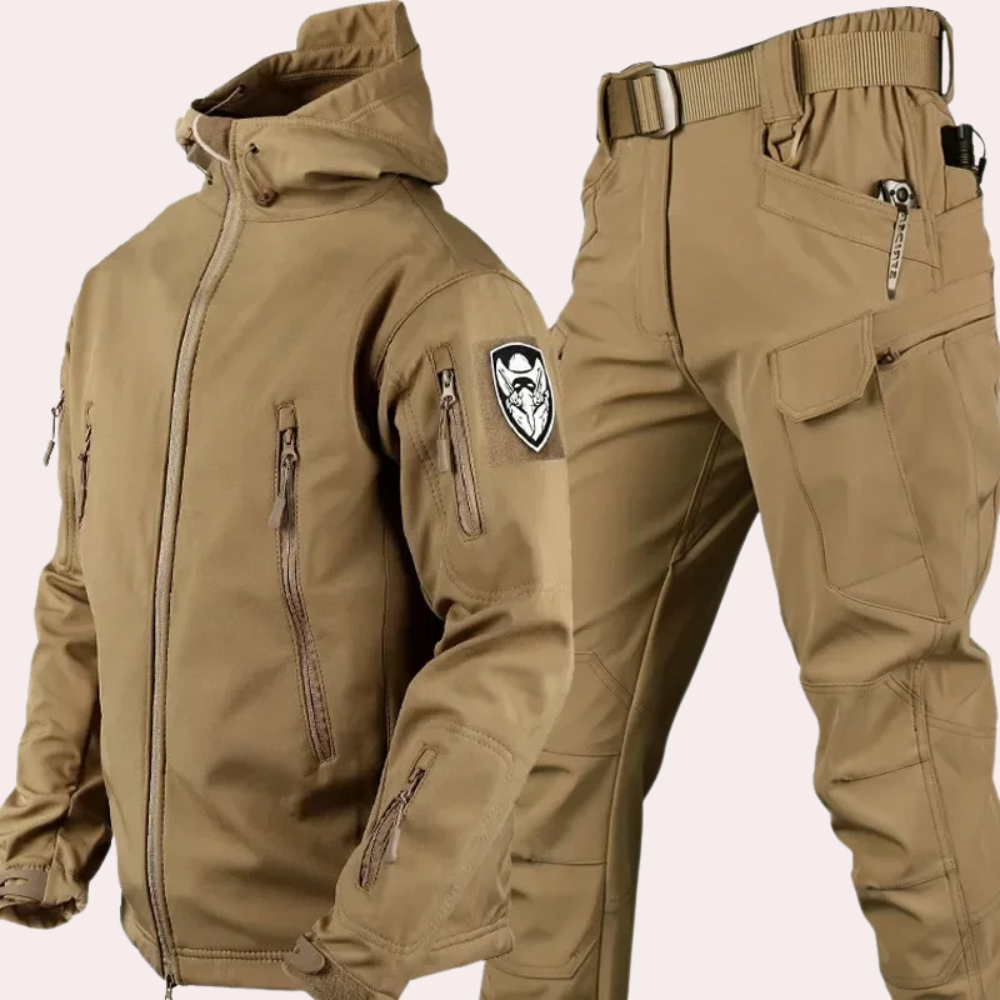 Men's assault jacket and cargo pants 2-piece set