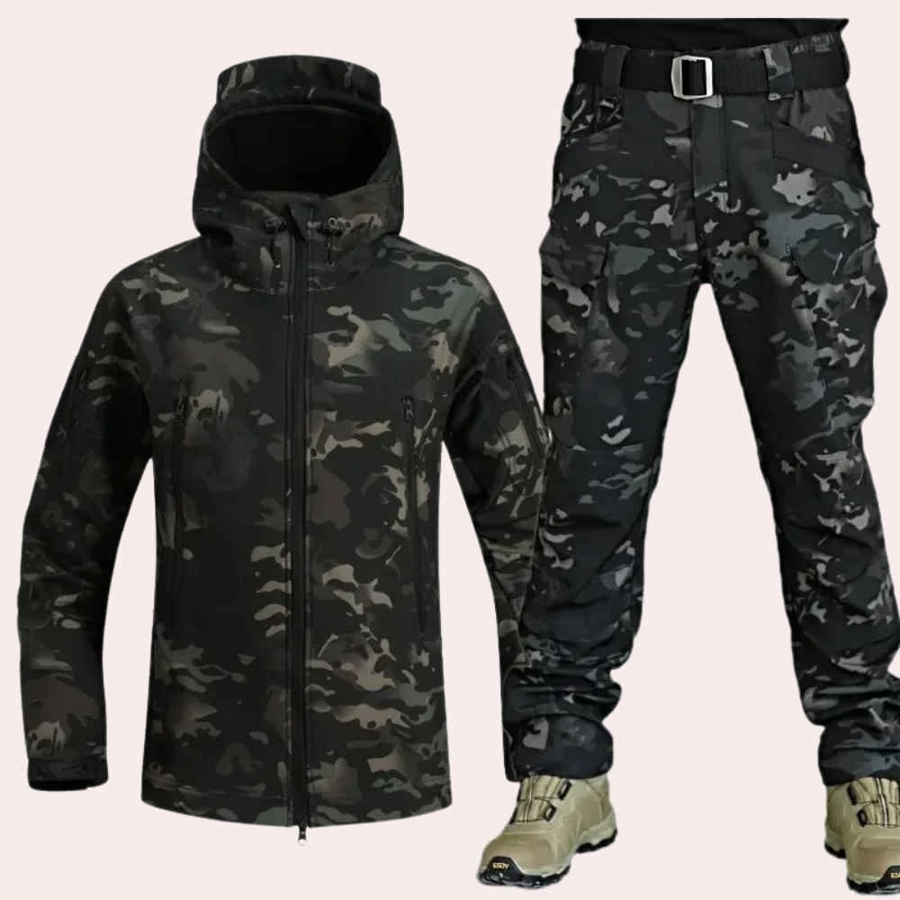 Men's assault jacket and cargo pants 2-piece set