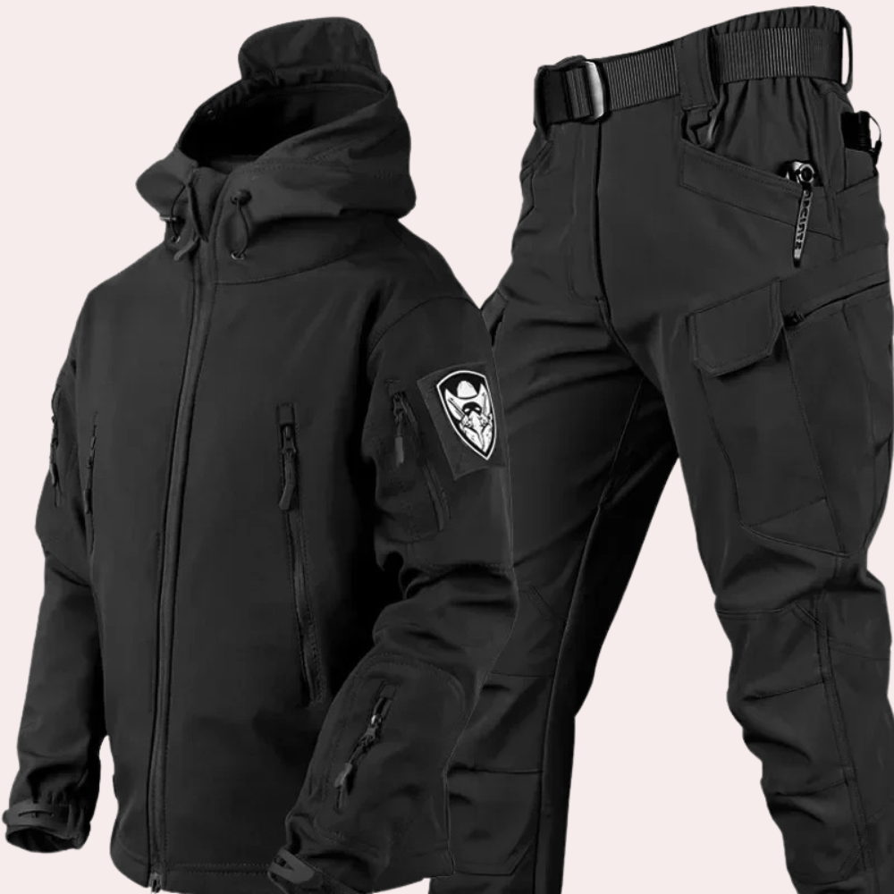 Men's assault jacket and cargo pants 2-piece set