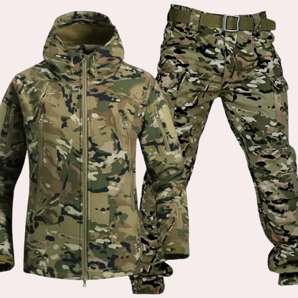 Men's assault jacket and cargo pants 2-piece set