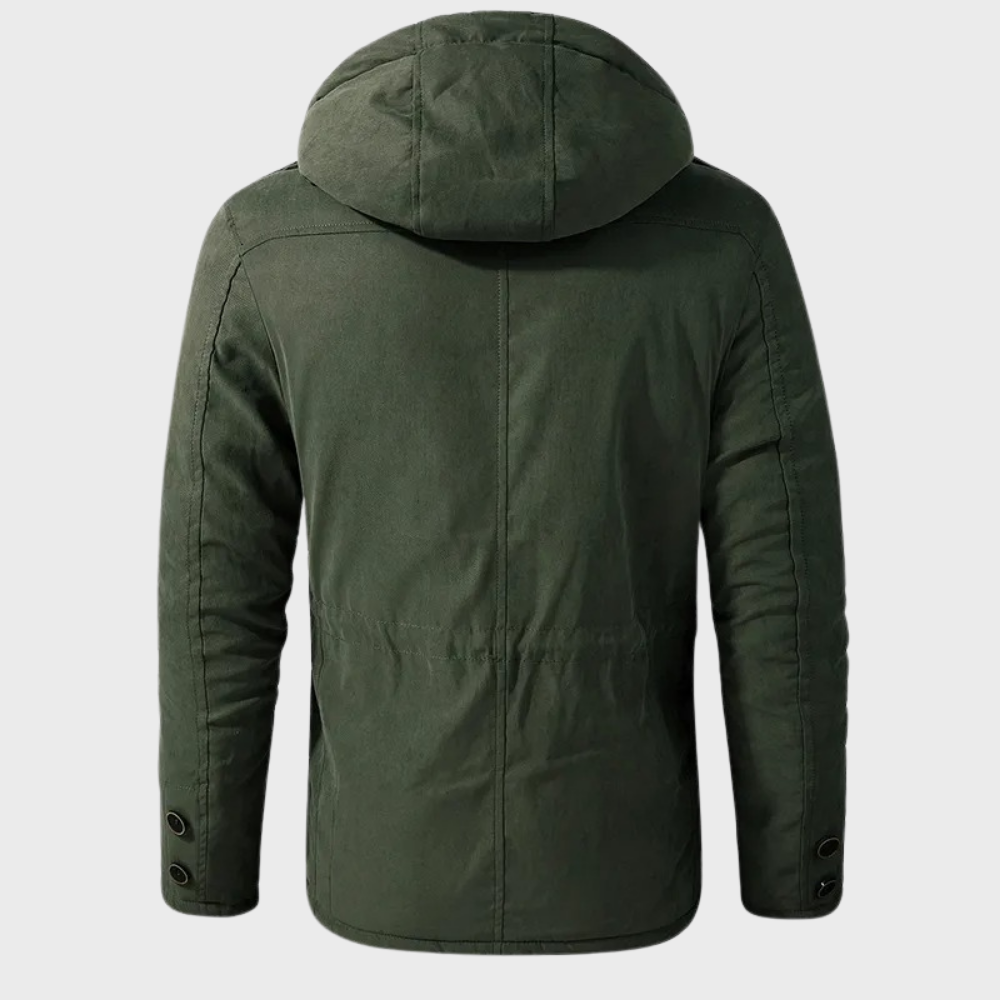 Men's windproof hooded jacket