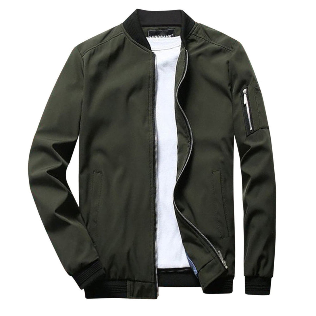 Men's wear-resistant bomber jacket