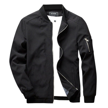 Men's wear-resistant bomber jacket