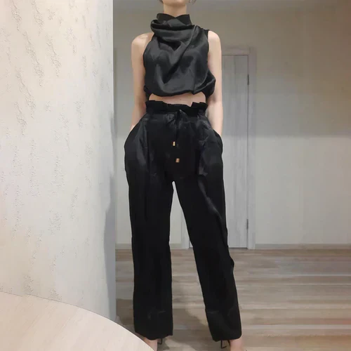 Women's elegant 2 -piece pants suit