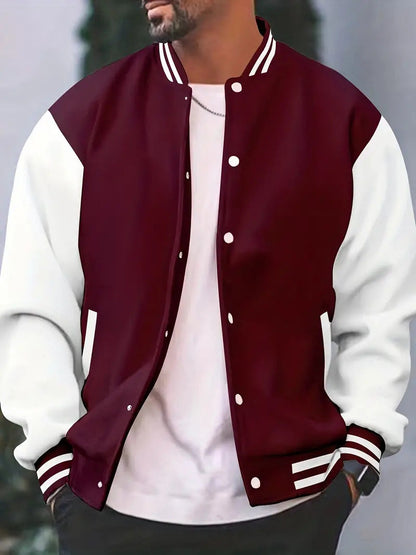 Men's casual bomber jacket