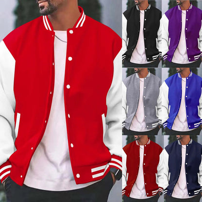 Men's casual bomber jacket