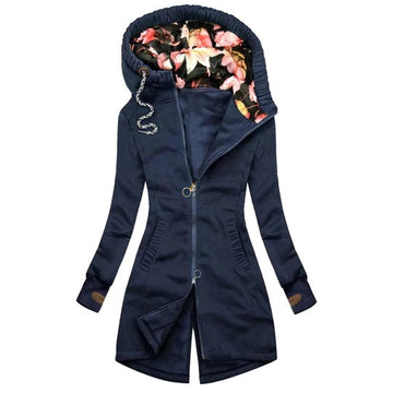 Women's stylish windbreaker jacket with hood