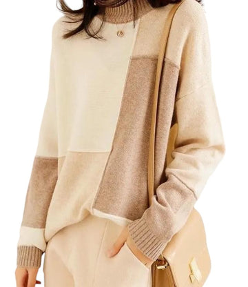 Women's elegant turtle neck sweater