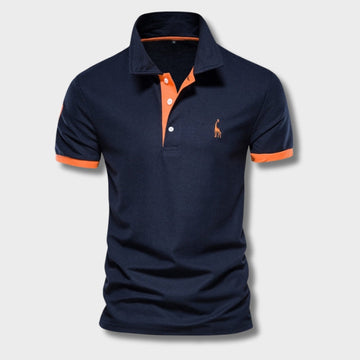 Men's embroidered polo shirt