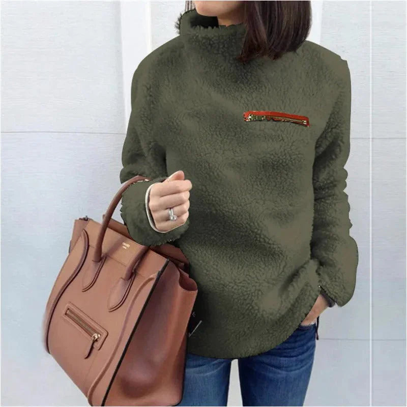 Women’s fashionable turtle neck sweater