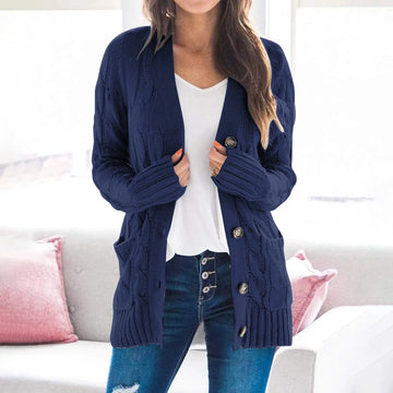 Women’s knitted cardigan sweater