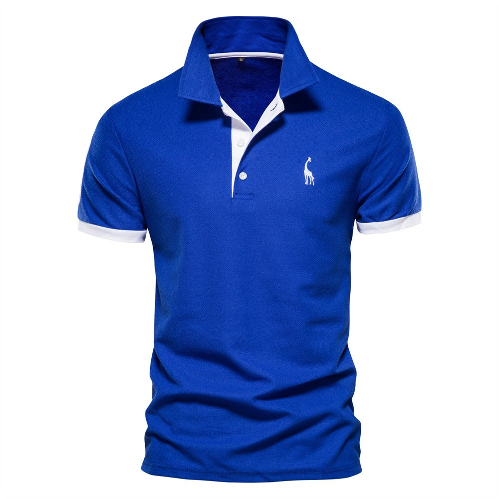 Men's embroidered polo shirt