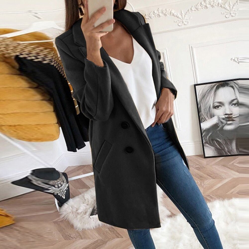 Women’s casual blazer coat