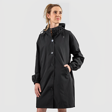 Women's waterproof hooded jacket