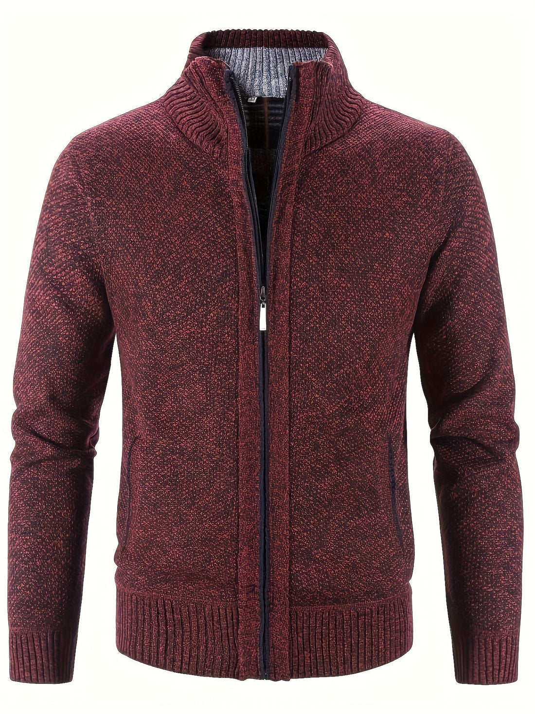 Men's knitted cardigan vest