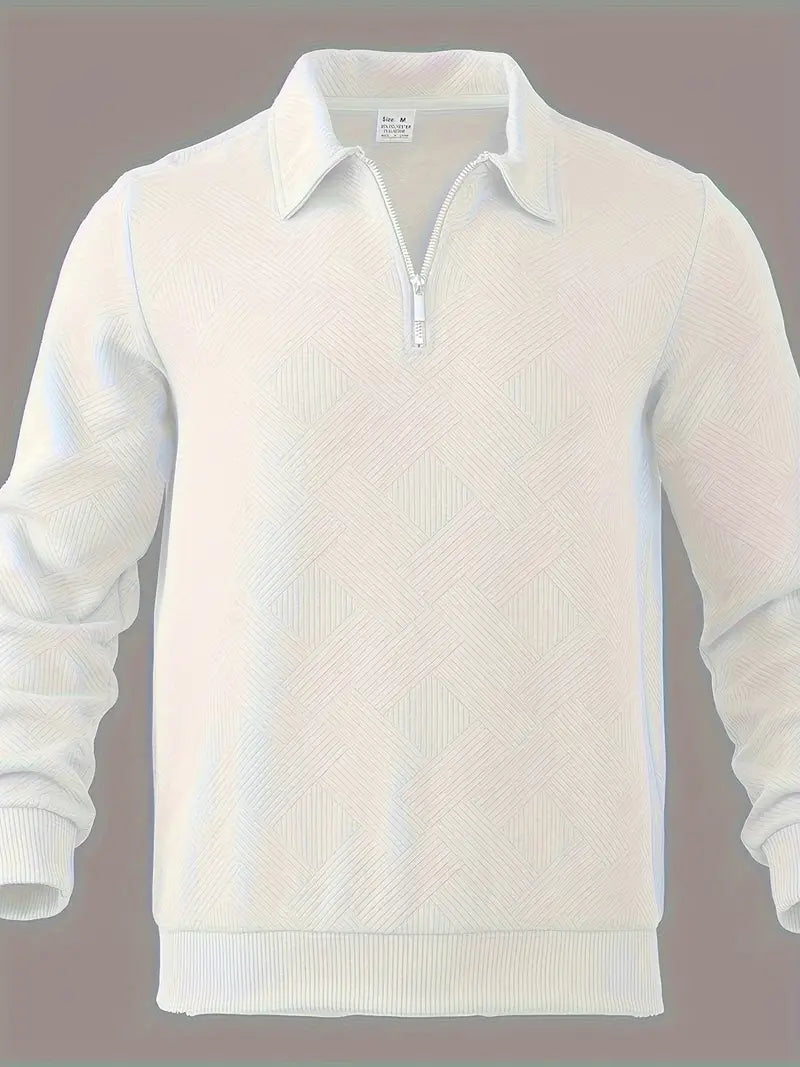 Jacquard sweater for men