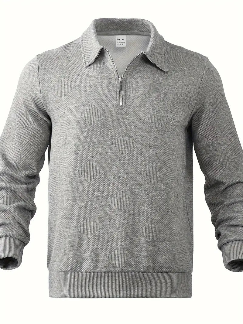 Jacquard sweater for men