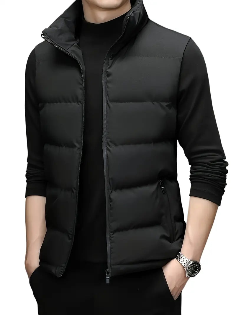 Men's cotton-padded bodywarmer vest