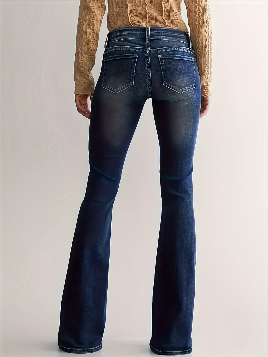 Women's high waist flare jeans